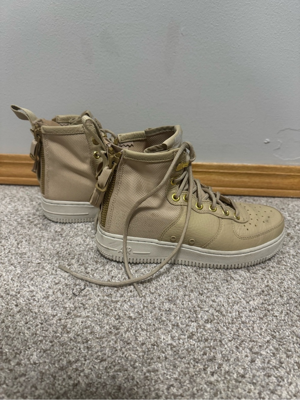 Nike SF AF1 Air Force 1 Mid Mushroom VF - Picture 5 of 10